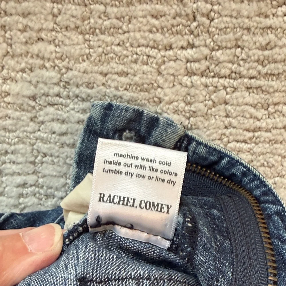 Rachel Comey Dark Denim Wide-Leg Jeans - Picture 4 of 10